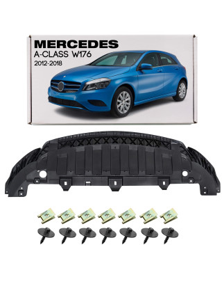 MERCEDES A-CLASS W176 2012-2018 PROTEZIONE PARAURTI ANTERIORE CON KIT VITI A1768850036 (Cod. AP-7B2B