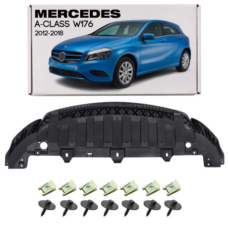 MERCEDES A-CLASS W176 2012-2018 PROTEZIONE PARAURTI ANTERIORE CON KIT VITI A1768850036 (Cod. AP-7B2B