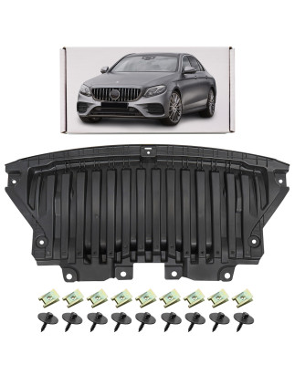 MERCEDES E-CLASS W213 2016-2020 PRE-RESTYLING PROTEZIONE PARAURTI ANTERIORE CON KIT VITI A2135200100