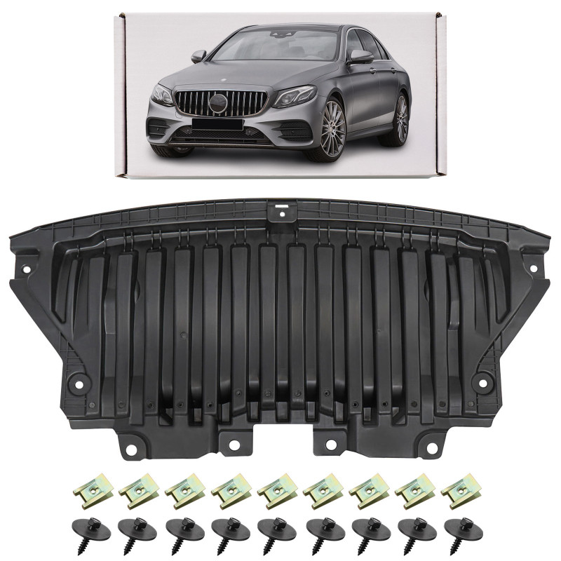 MERCEDES E-CLASS W213 2016-2020 PRE-RESTYLING PROTEZIONE PARAURTI ANTERIORE CON KIT VITI A2135200100