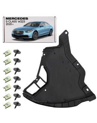 MERCEDES S-CLASS W223 2020+ PROTEZIONE INFERIORE PASSARUOTA ANTERIORE SINISTRO CON KIT VITI A2235200