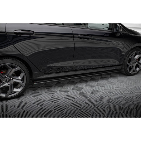 Diffusori minigonne street pro Ford Fiesta  ST / ST-Line Mk8 (Cod. M-FOFI8STCNC-SD2B)