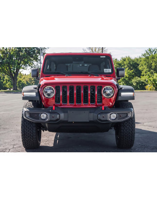 JEEP WRANGLER JL 2018+ PARAURTI ANTERIORE IN PLASTICA RUBICON 6XPDC 6BU44RXFAB (Cod. AP-386F-1562F_A