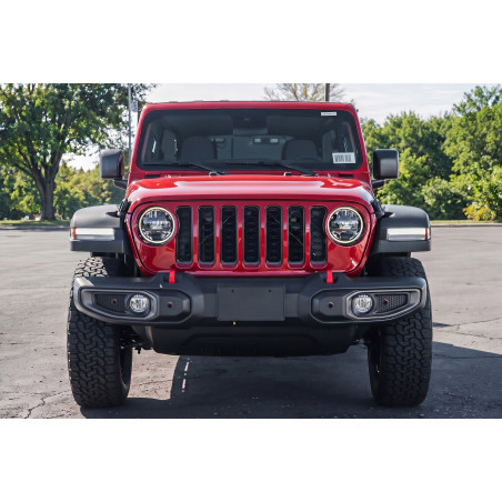 JEEP WRANGLER JL 2018+ PARAURTI ANTERIORE IN PLASTICA RUBICON 6XPDC 6BU44RXFAB (Cod. AP-386F-1562F_A