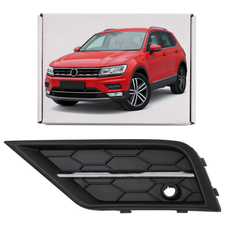 VW TIGUAN II AD 2016-2020 PRE-RESTYLING GRIGLIA PARAURTI SINISTRA 5NG853665C (Cod. AP-C959-364E6_A4x