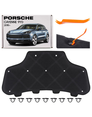 PORSCHE CAYENNE 9Y0 2018+ PANNELLO FONOASSORBENTE COFANO 9Y0863831A (Cod. AP-7B17-102DC_A4x4)