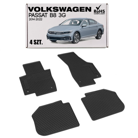 VOLKSWAGEN PASSAT B8 3G 2014-2022 TAPPETINI AUTO (Cod. AP-3C79-577B2_A4x4)