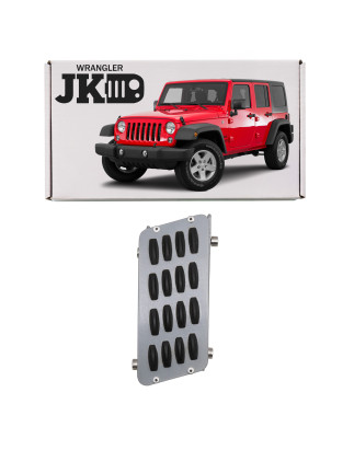 JEEP WRANGLER JK 2007-2018 REGOLABILE RIVESTIMENTO PEDALE GAZU (Cod. AP-BB85-9167B_A4x4)