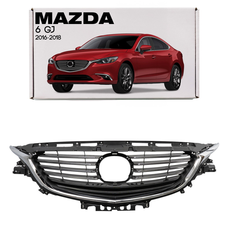 MAZDA 6 III GJ 2016-2018 PO PRIMO RESTYLING MASCHERINA RADIATORE MASCHERINA CROMATO G46L50712A (Cod.