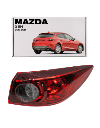 MAZDA 3 III BM 2014-2016 HATCHBACK PRE-RESTYLING FANALE POSTERIORE CARROZZERIA DESTRA B45C51150C (Co