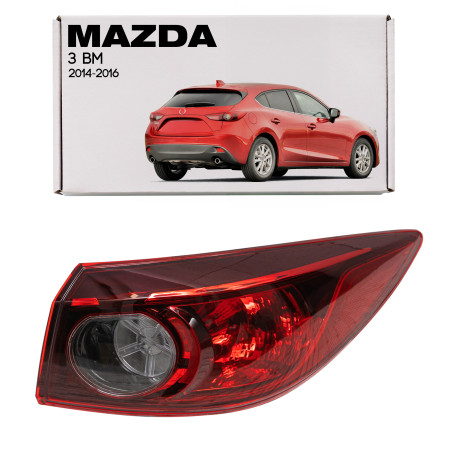 MAZDA 3 III BM 2014-2016 HATCHBACK PRE-RESTYLING FANALE POSTERIORE CARROZZERIA DESTRA B45C51150C (Co