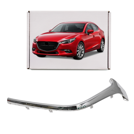 MAZDA 3 III BN 2016-2018 RESTYLING CROMATA MODANATURA GRIGLIA RADIATORE SINISTRA B63B507K1A (Cod. AP