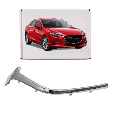MAZDA 3 III BN 2016-2018 RESTYLING CROMATA MODANATURA GRIGLIA RADIATORE DESTRA B63B507J1A (Cod. AP-3