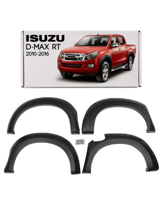 ISUZU D-MAX II RT 2012-2016 PRE-RESTYLING ALLARGAMENTI PARAFANGHI ABS (Cod. AP-3252-42727_A4x4)