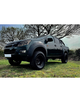 ISUZU D-MAX II RT 2012-2016 PRE-RESTYLING ALLARGAMENTI PARAFANGHI ABS (Cod. AP-3252-42727_A4x4)
