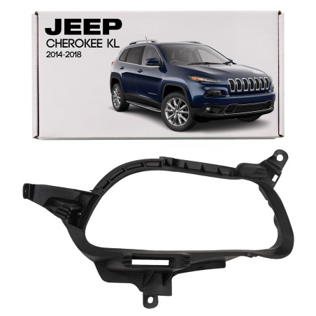 JEEP CHEROKEE V KL 2014-2018 PRE-RESTYLING SUPPORTO FARO FARI DESTRO 68210398AB (Cod. AP-B379-718D1_