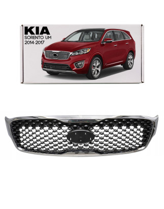 KIA SORENTO III UM 2014-2017 PRE-RESTYLING MASCHERINA RADIATORE MASCHERINA CROMATO 86350C5000 (Cod. 