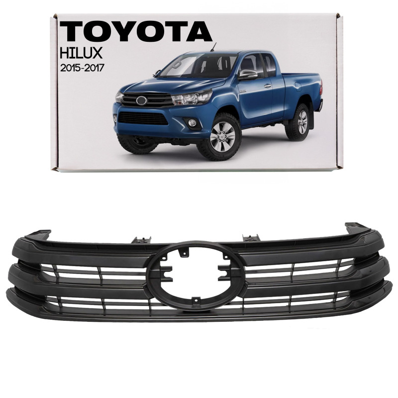 TOYOTA HILUX VIII 2015-2017 PRE-RESTYLING MASCHERINA ANTERIORE MASCHERINA RADIATORE NERA 531000K480 