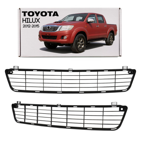 TOYOTA HILUX VII 2012-2015 PO SECONDO RESTYLING MASCHERINA GRIGLIA PARAURTI 531120K070 (Cod. AP-75A7