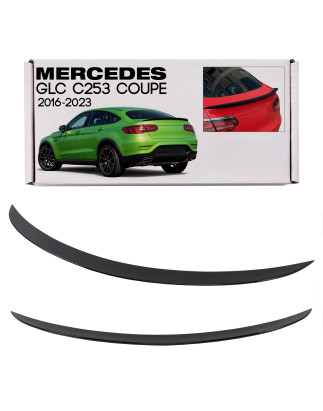 MERCEDES GLC COUPE E C253 2016-2023 SPOILER POSTERIORE NERO VERNICIATO PIANO BLACK (Cod. AP-C25F-372