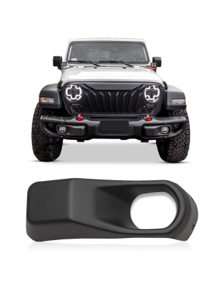 JEEP WRANGLER JL 2018+ GRIGLIA FENDINEBBIA IN PARAURTI RUBICON SINISTRA SENZA PDC (Cod. AP-4F32-4732