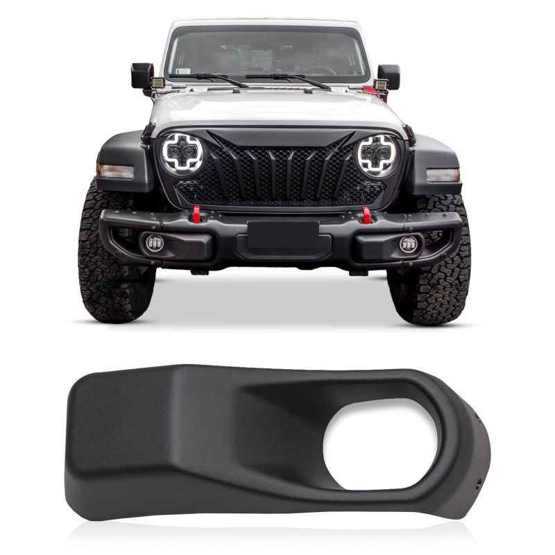 JEEP WRANGLER JL 2018+ GRIGLIA FENDINEBBIA IN PARAURTI RUBICON SINISTRA SENZA PDC (Cod. AP-4F32-4732