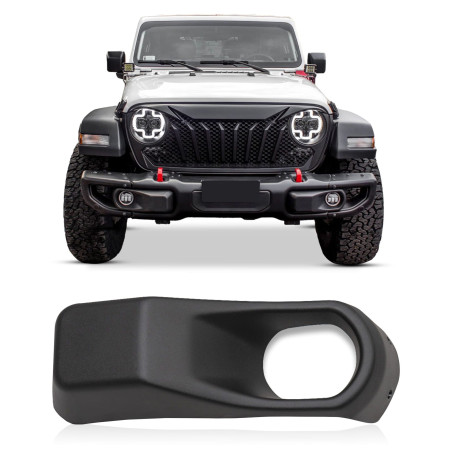 JEEP WRANGLER JL 2018+ GRIGLIA FENDINEBBIA IN PARAURTI RUBICON SINISTRA SENZA PDC (Cod. AP-4F32-4732