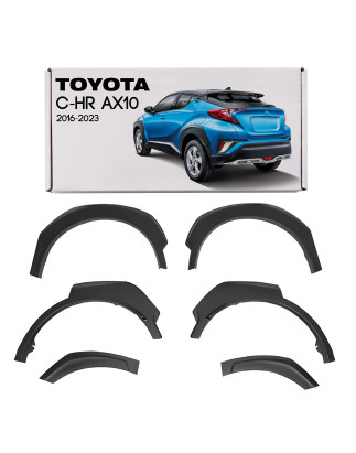 TOYOTA C-HR AX10 2016-2023 ALLARGAMENTI PARAFANGHI ABS (Cod. AP-ED9C-470B7_A4x4)