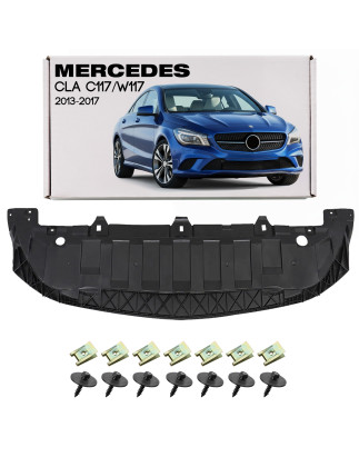 MERCEDES CLA C117 W117 2013-2017 PRE-RESTYLING PROTEZIONE PARAURTI ANTERIORE CON KIT VITI A117885003