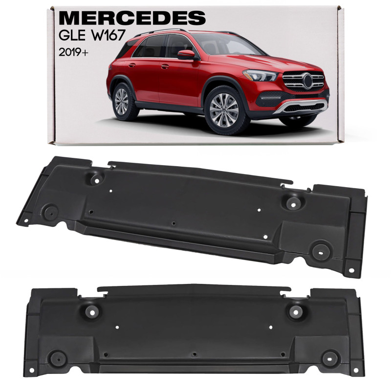 MERCEDES GLE W167 2019+ PROTEZIONE PARAURTI ANTERIORE A1675200000 (Cod. AP-9381-13513_A4x4)