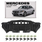 MERCEDES C-CLASS W205 2014-2021 4MATIC PROTEZIONE PARAURTI ANTERIORE CON KIT VITI A2055200700 (Cod. 