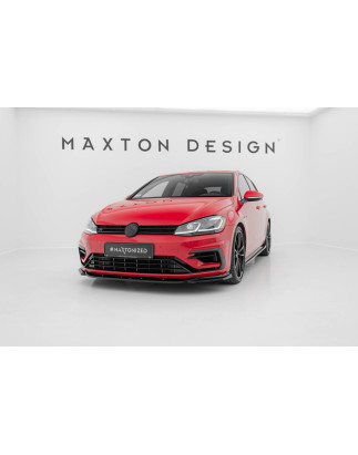 SPLITTER ANTERIORE V.9 Volkswagen Golf R / R-Line Mk7 Facelift (Cod. M-VW-GO-7F-R-FD9G)