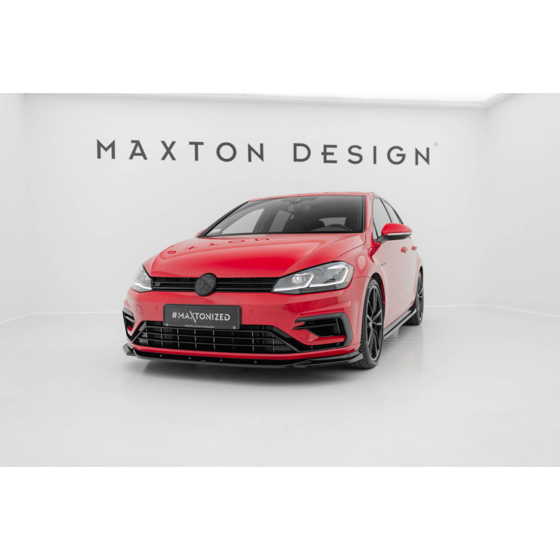 SPLITTER ANTERIORE V.9 Volkswagen Golf R / R-Line Mk7 Facelift (Cod. M-VW-GO-7F-R-FD9G)