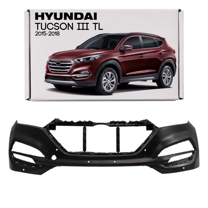 HYUNDAI TUCSON III TL 2015-2018 PRE-RESTYLING PARAURTI ANTERIORE SUPERIORE CON PDC 86511D7000 (Cod. 