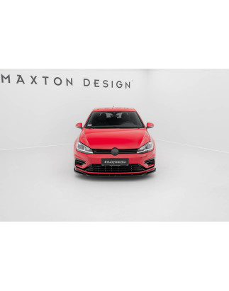SPLITTER ANTERIORE V.9 Volkswagen Golf R / R-Line Mk7 Facelift (Cod. M-VW-GO-7F-R-FD9G)