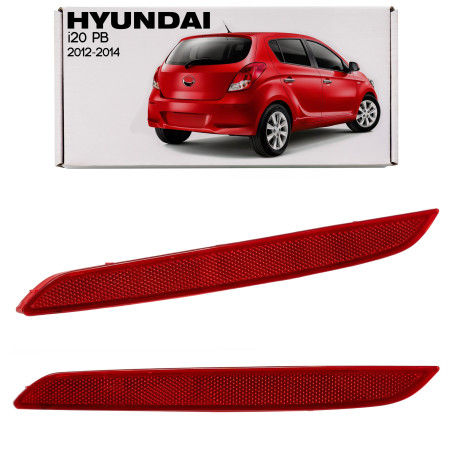 HYUNDAI I20 E 2012-2014 RESTYLING CATARIFRANGENTE POSTERIORE PARAURTI DESTRO 924061J500 (Cod. AP-29C