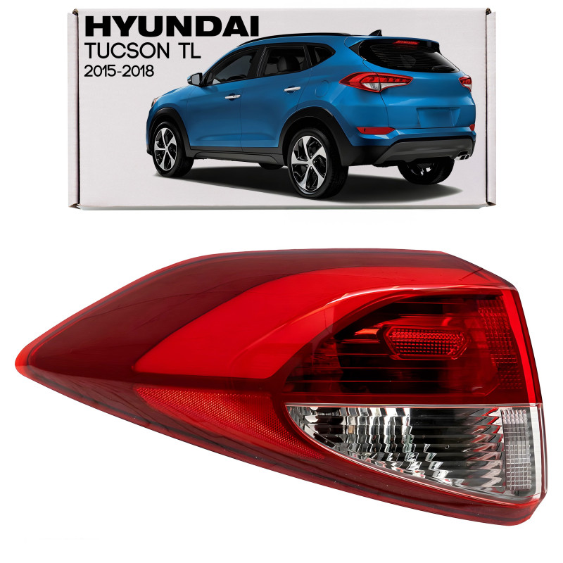 HYUNDAI TUCSON III TL 2015-2018 PRE-RESTYLING CARROZZERIA FANALE POSTERIORE SINISTRA 92401D3010 (Cod