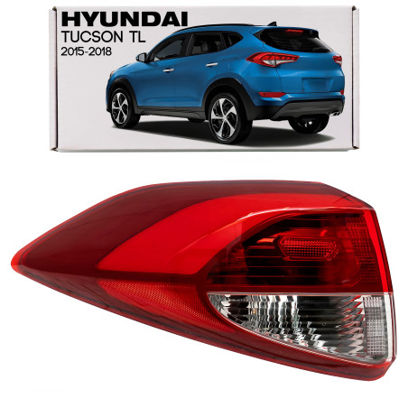 HYUNDAI TUCSON III TL 2015-2018 PRE-RESTYLING CARROZZERIA FANALE POSTERIORE SINISTRA 92401D3010 (Cod