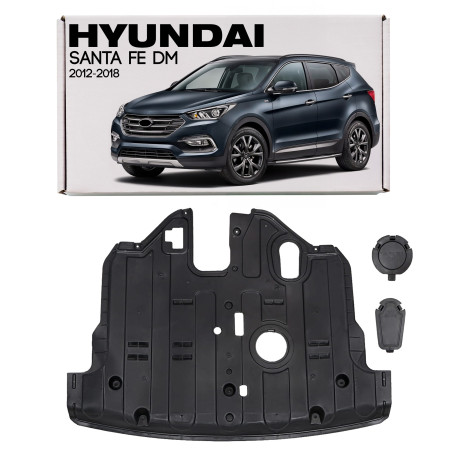 HYUNDAI SANTA FE III DM 2012-2018 PROTEZIONE PIASTRA PROTEZIONE MOTORE 291102W000 (Cod. AP-F3C5-1808