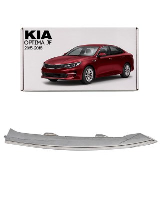 KIA OPTIMA IV JF 2015-2018 PRE-RESTYLING CROMATA MODANATURA PARAURTI ANTERIORE SINISTRA 86563D5000 (