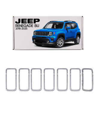 JEEP RENEGADE E BU 2018-2025 RESTYLING CROMATI INSERTI MASCHERINA 6VQ42TZZAA (Cod. AP-D1BF-639C0_A4x