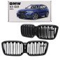 BMW X3 G01 2021+ RESTYLING MASCHERINA ANTERIORE NERO DOPPI ALETTE PER TELECAMERA 51135A36BD0 (Cod. A