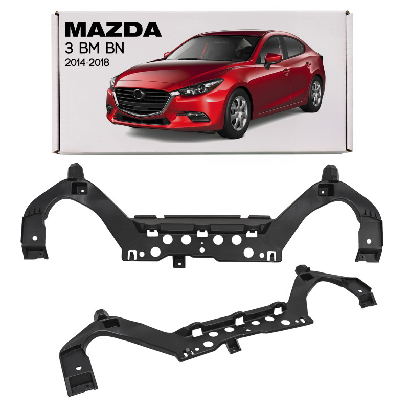 MAZDA 3 III BM BN 2014-2018 INFERIORE RINFORZO ANTERIORE PARAURTI BHN1500S0B (Cod. AP-3146-23035_A4x