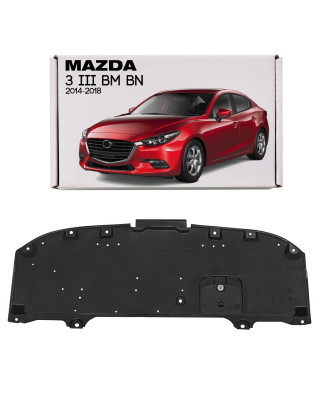 MAZDA 3 III BM BN 2014-2018 PIASTRA PER ANTERIORE PARAURTI PROTEZIONE INFERIORE MOTORE BKC35611Y (Co