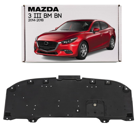 MAZDA 3 III BM BN 2014-2018 PIASTRA PER ANTERIORE PARAURTI PROTEZIONE INFERIORE MOTORE BKC35611Y (Co