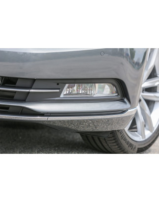 VOLKSWAGEN PASSAT B8 3G 2015-2019 PRE-RESTYLING CROMATA MODANATURA ANTERIORE PARAURTI SINISTRA 3G085