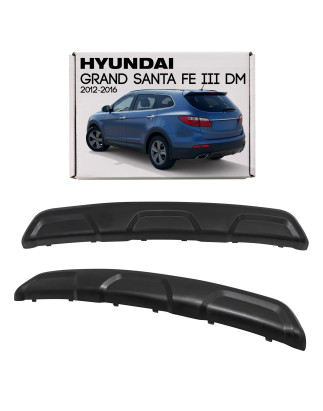 HYUNDAI GRAND SANTA FE III DM 2012-2016 PRE-RESTYLING DIFFUSORE SPOILER POSTERIORE PARAURTI 86665B80