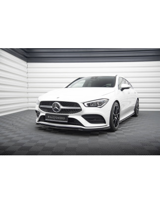 SPLITTER ANTERIORE V.1 Mercedes-Benz CLA A35 AMG / AMG-Line C118 (Cod. M-ME-CLA-118-AMGLINE-FD1G)