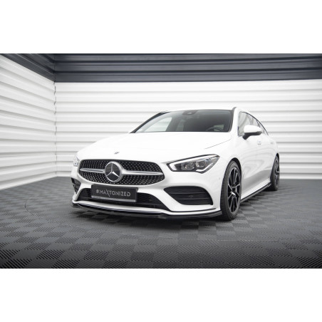 SPLITTER ANTERIORE V.1 Mercedes-Benz CLA A35 AMG / AMG-Line C118 (Cod. M-ME-CLA-118-AMGLINE-FD1G)