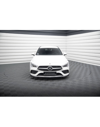 SPLITTER ANTERIORE V.1 Mercedes-Benz CLA A35 AMG / AMG-Line C118 (Cod. M-ME-CLA-118-AMGLINE-FD1G)